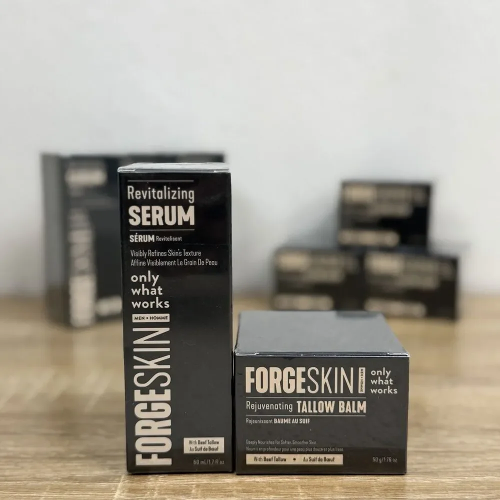 FORGESKIN Men's Revitalizing Serum 50ml + Rejuvenating Tallow Balm 50g